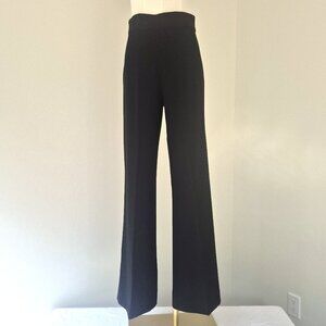 Zara high flare black pants, polyester, XS